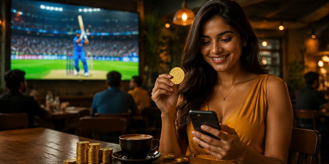 Exciting cricket match in India reflecting sports betting culture